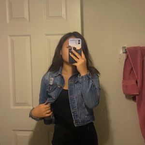 blue jean jacket